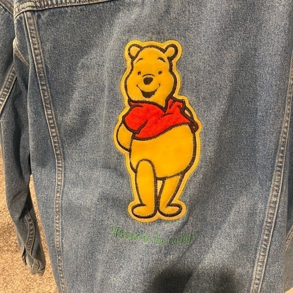 Vintage Winnie The Pooh Denim jacket size large - Picture 3 of 11